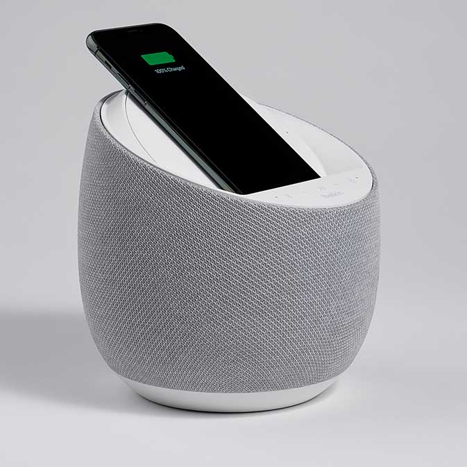 Belkin - enceinte connectée google assistant charge telephone mérignac - talence - pessac - bruges - begles - eysines – Bordeaux - biarritz – bayonne - pays basque - anglet - côte basque